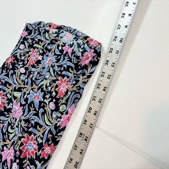 Dash Pants Womens 3X Floral Print Mid-Rise Wide-Leg Floral Bloomcore Flowy - Picture 6 of 9